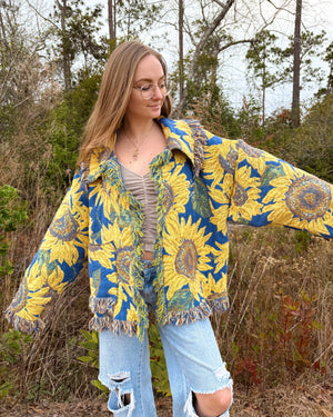 sunflower cardigan