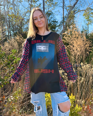 billie eilish flannel tee