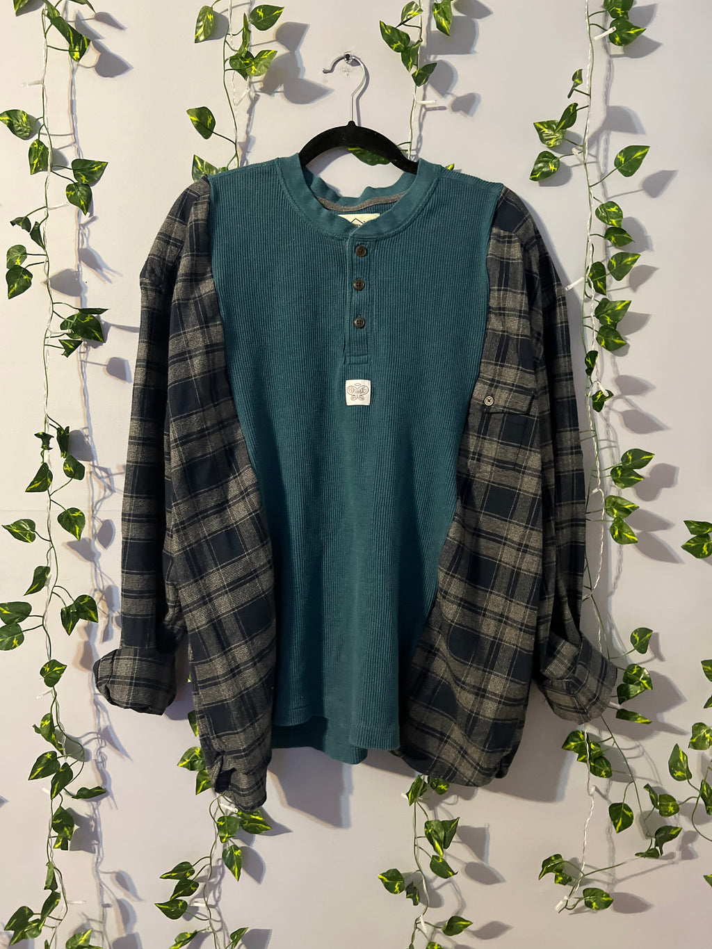 blue flannel