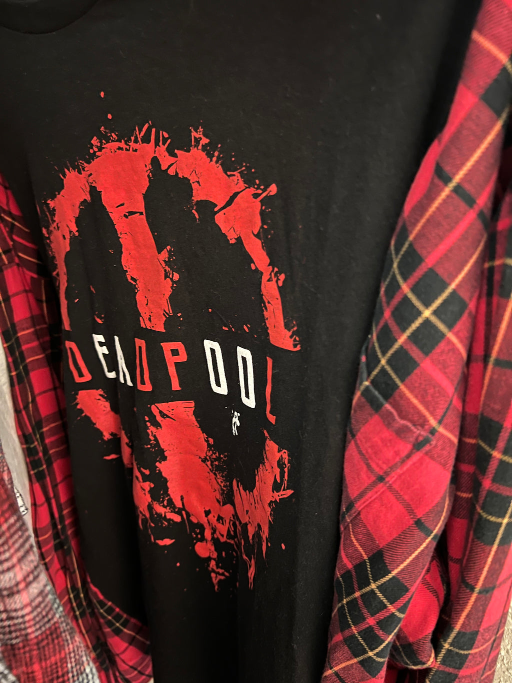 deadpool flannel
