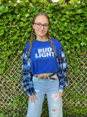 bud light flannel