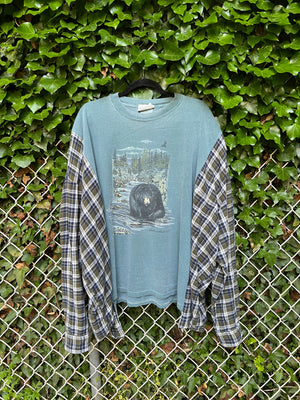outdoors flannel