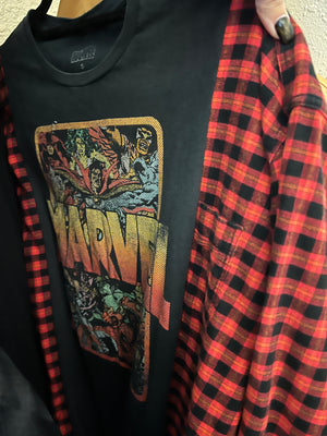 marvel flannel