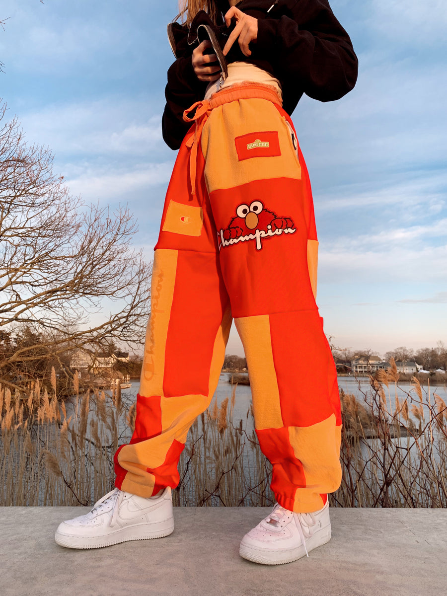 sesame street x champion sweats susoriginals