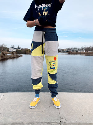 spongebob patchwork sweats