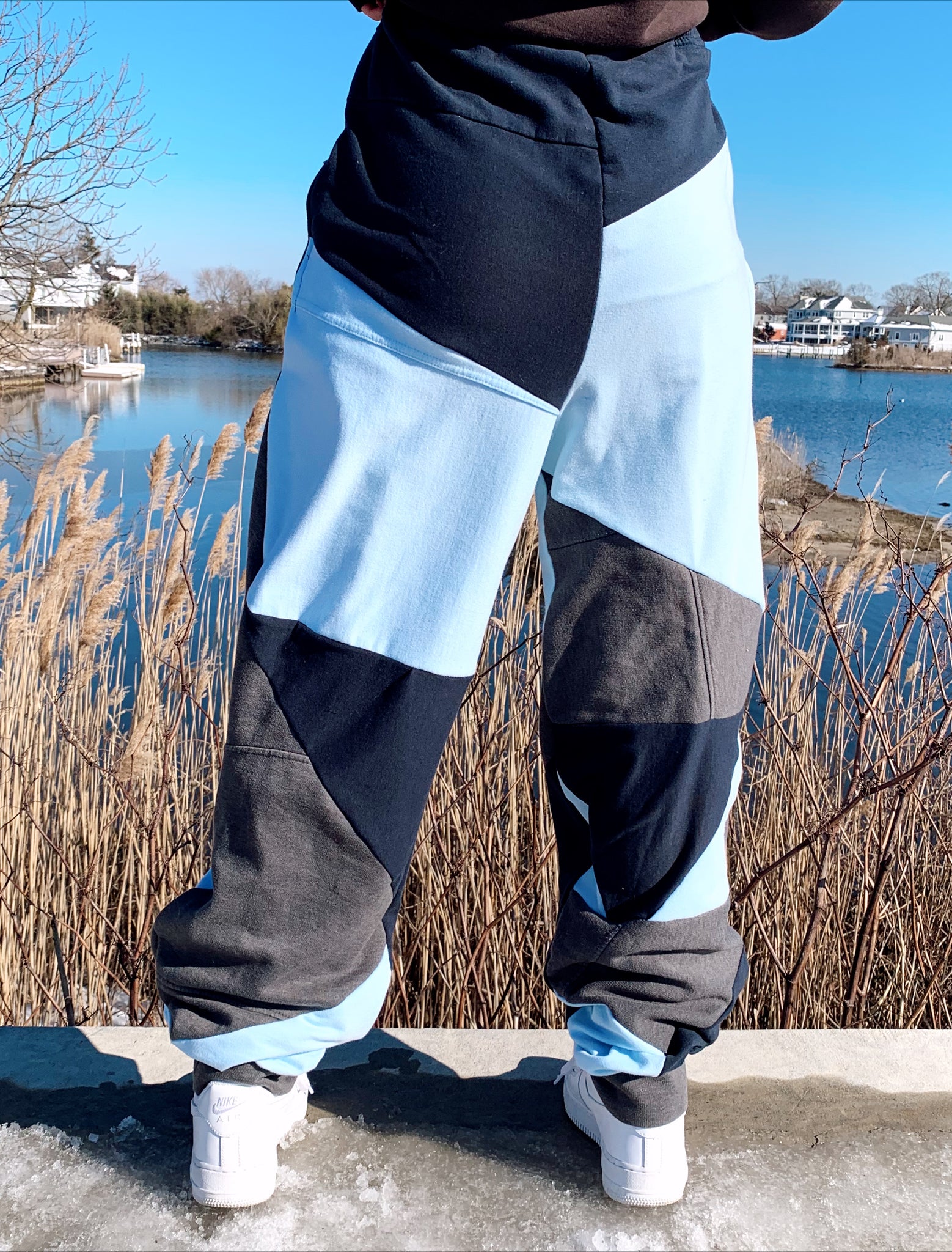 icy blue adidas sweats