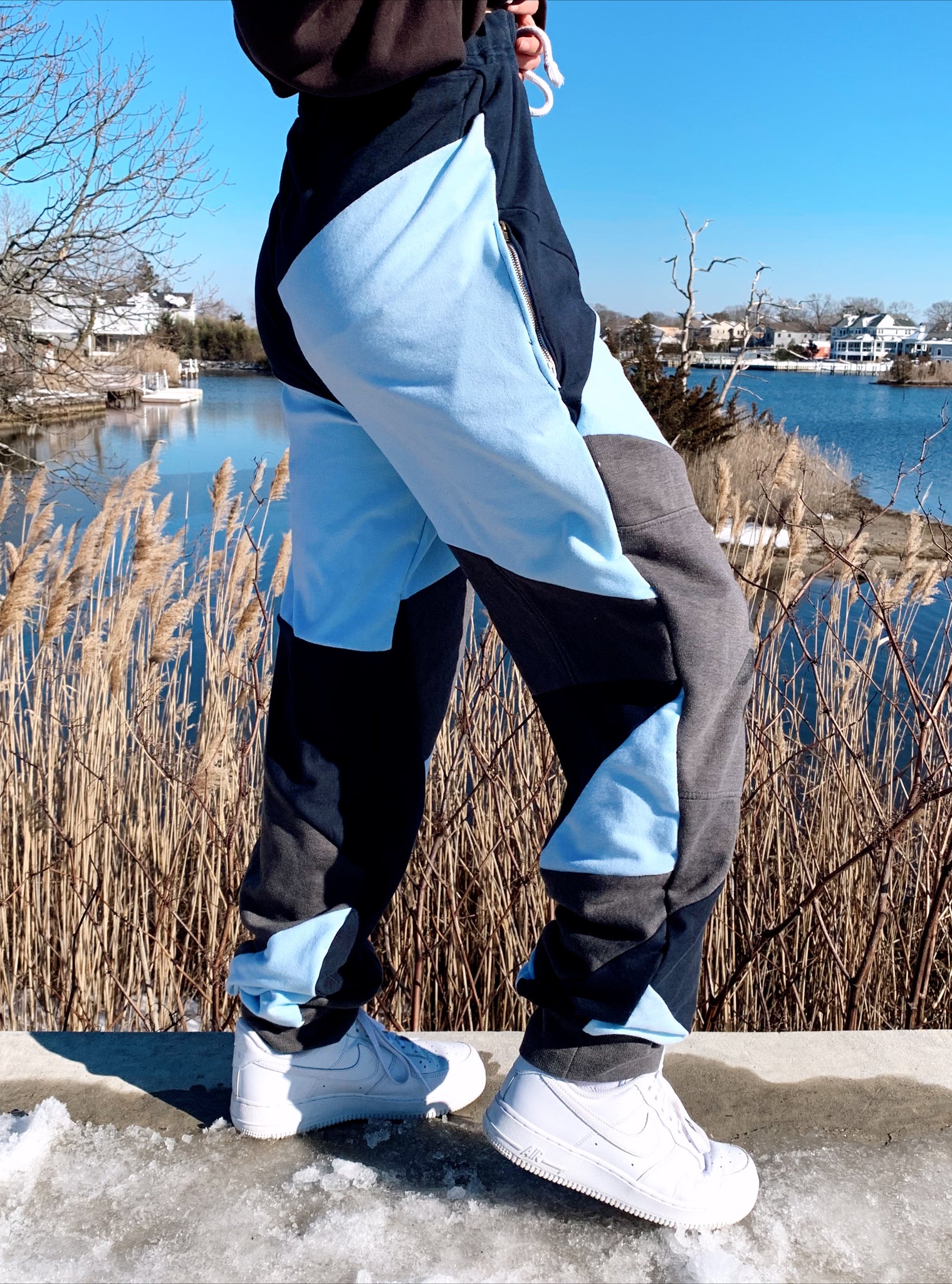 icy blue adidas sweats