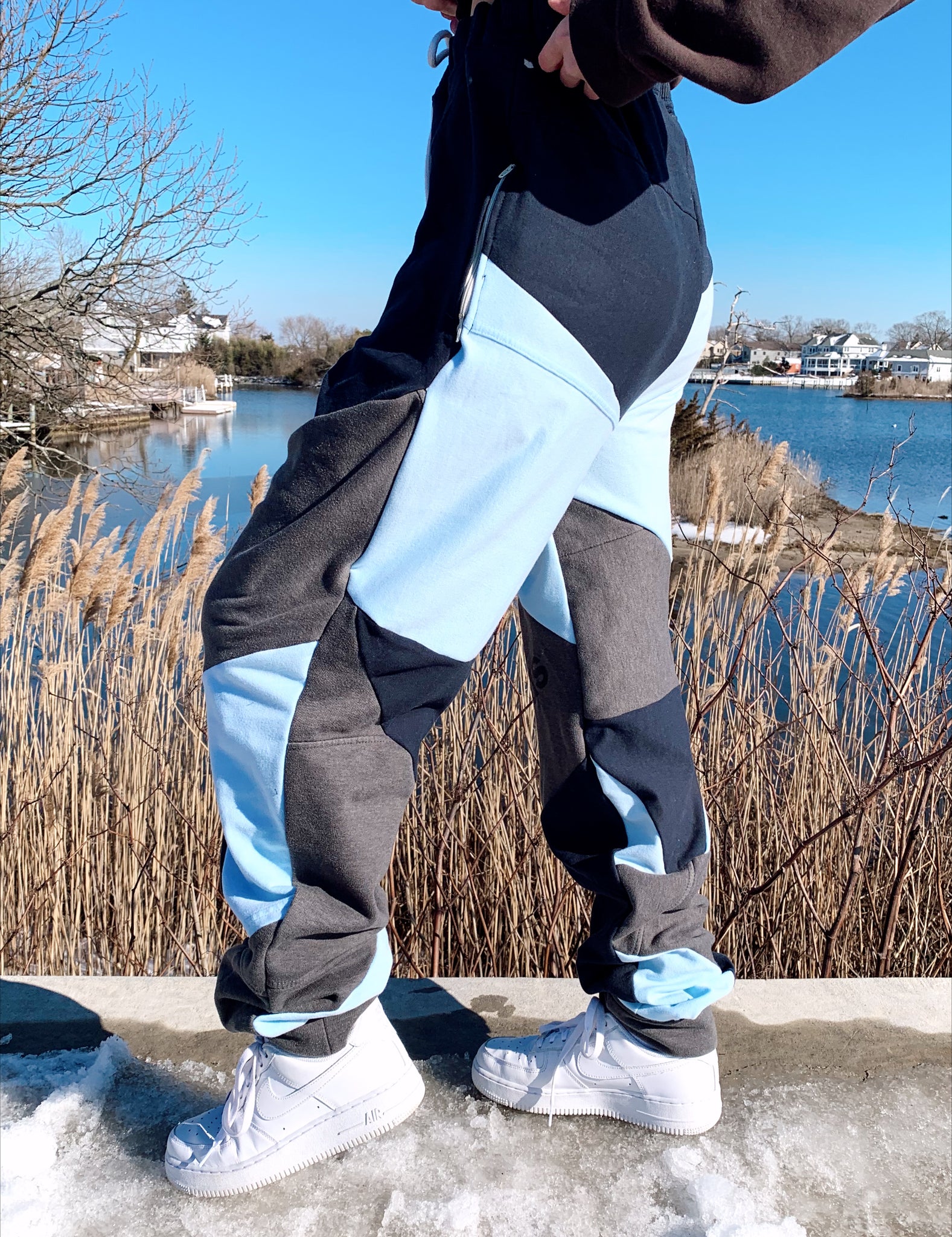 icy blue adidas sweats