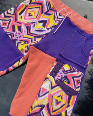 purple & orange sweats