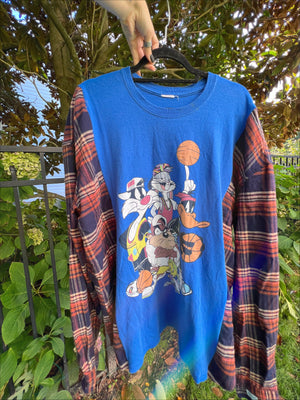 looney tunes flannel