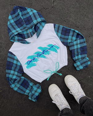 water flannel hoodie