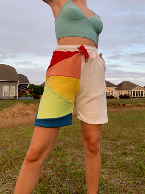 rainbow "pride" shorts