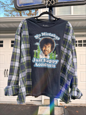 bob ross flannel