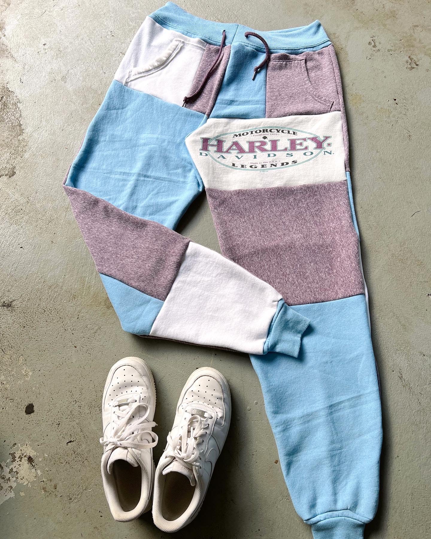 vintage harley purple sweats